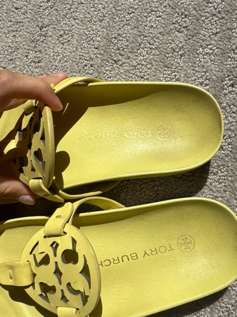 Tory Burch bright yellow